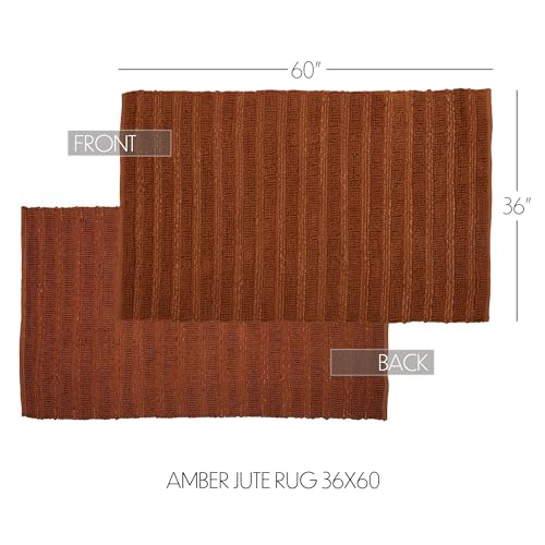 VHC-Brands-Laila-Jute-Area-Rugs-Rect-36×60-Amber VHC Brands Laila Jute Area Rugs Rect 36×60 Amber