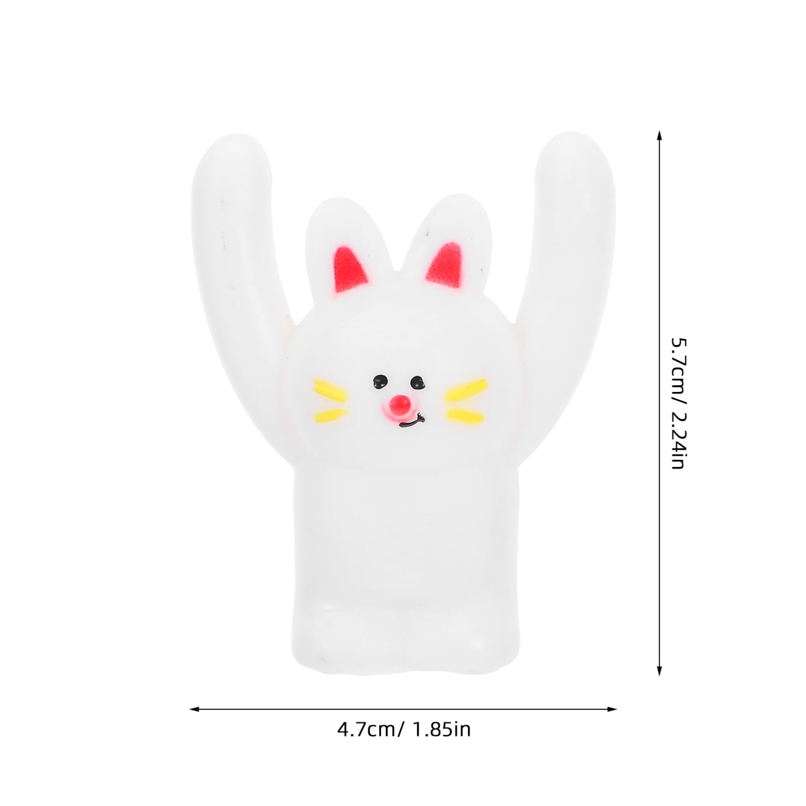 DIYEAH 6pcs Cartoon Bunny Photo Holders Cute Photo Clip Decorations for Desk Office Home Decor Wedding Place Card Holders
