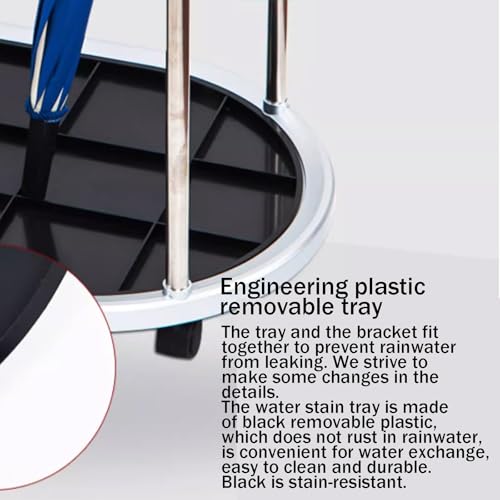 Porte-parapluies commercial durable avec support multifonctionnel pour intérieur - 6