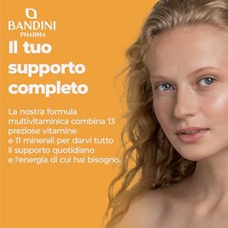 Bandini® Multivitaminico Completo 365 compresse (Scorta per 1 Anno) - Integratore Multivitamin Complex con 13 Vitamine e 11 Minerali - Complesso Multi-Vitaminico Uomo e Donna - Prodotto in Italia