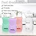 4 Pack Silicone Sleeves for Avent Natural Glass Baby Bottles, Anti Breakage Baby Bottle Holder, Compatible with Philips Avent Glass Natural Baby Bottle 8 oz, BPA Free