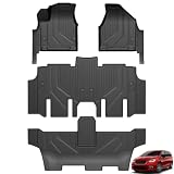 LUMWAY Floor Mats for Chrysler Pacifica 2017-2026 2027 7/8 Seat (Only Gas)