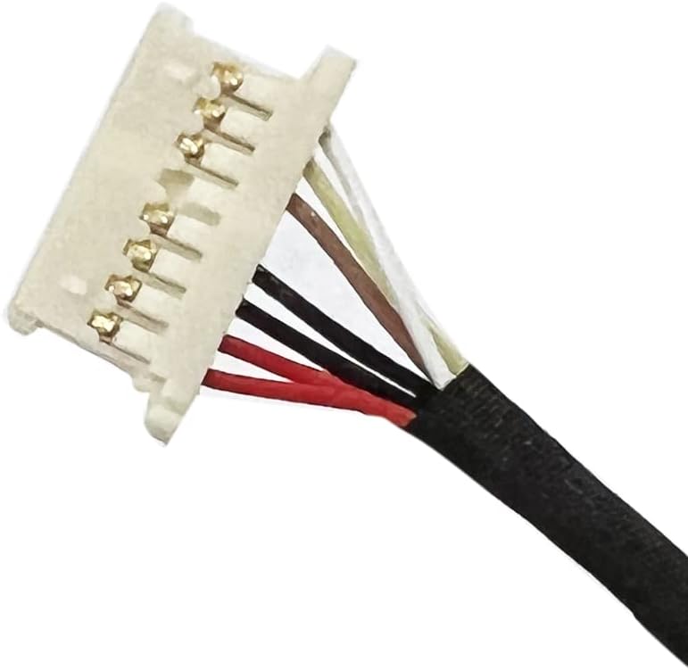 JINTAI Suyitai DC in Power Jack Charging Port Connector for HP 15AC 15AE 15DA 15EG 15AY 15AF 15ES 15MES 15MEU 14BS 14tbs 17U 17TU M7U 250 255 G4 G5 G7 L20475001 857437001 (12.8cm/5.04Inch)