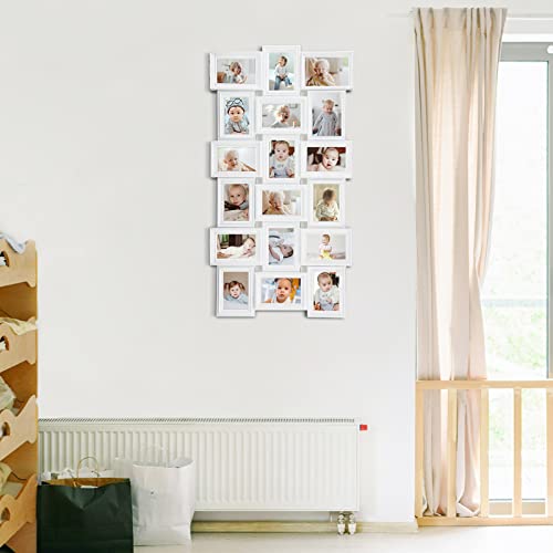 Hello Laura - Collage Picture Frames For Wall - 18 Large Photo Collage Frame In 4X6 Inch Elegant Family Picture Frames Collage Wall Decor Display Multiple Photos For Home #TOP3
