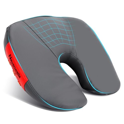 Mative Sitzkissen Autositzkissen, Rutschschutz und Atmungsaktive Ergonomische Sitz Bürostuhl Kissen Sciatica und Tailbone Schmerzlinderung für Lange Sitzung (Grau)