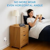 USB C auf USB C Kabel Kurz 0.5M 2Stück, Flexible Winkel USBC 3.2 Kabel – Ansicht 5