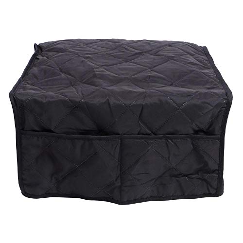 NITRIP Grill Cover, Household Appliance Cover Non-Stick BBQ Grill Dust Cover Grill Accessories Grill Protective Cover, Grills for Outdoor(Black) - Thumbnail 5