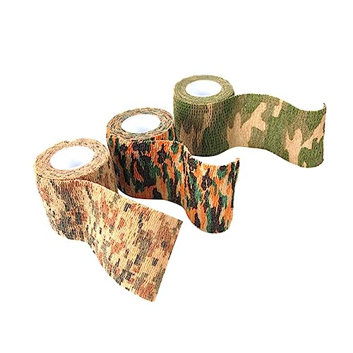 KOMBIUDA 12 Unidades Bandagem Elástica Autoadesiva Bandagem De Pulso Bandagem Elástica De Camuflagem