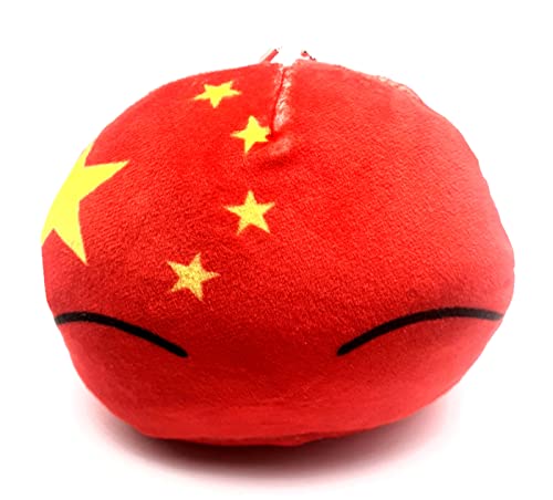 10cm Countryballs Country Ball Cute China Chinese Asia Flag Cuddly Meme Ball Toy Gift - Image 3