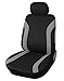 Upgrade4cars Fundas para Coches Asientos Universales Gris Negro | Funda Asiento Coches...