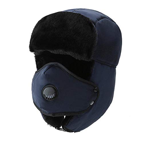 Bonnet de ski trooper unisexe avec rabat d'oreille en coton chaud