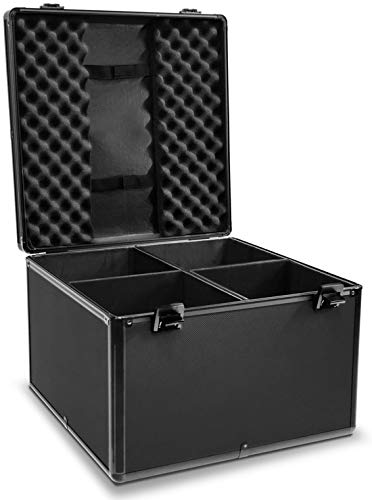 Audibax PRO-Par Flight Case per 4 faretti Par 56 e Teste mobili
