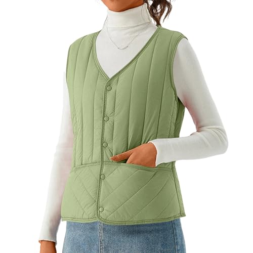 Genérico Abrigo Mujer Invierno Rebajas Chaquetas Mujer Nieve Ropa Invierno Deporte Talla Grande Chaqueta Clásico Jacket Elegante 2#Verde Claro 4XL