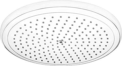 hansgrohe wassersparender Duschkopf Croma 280, Kopfbrause/Regendusche rund, 1 Strahlart, Mattweiß