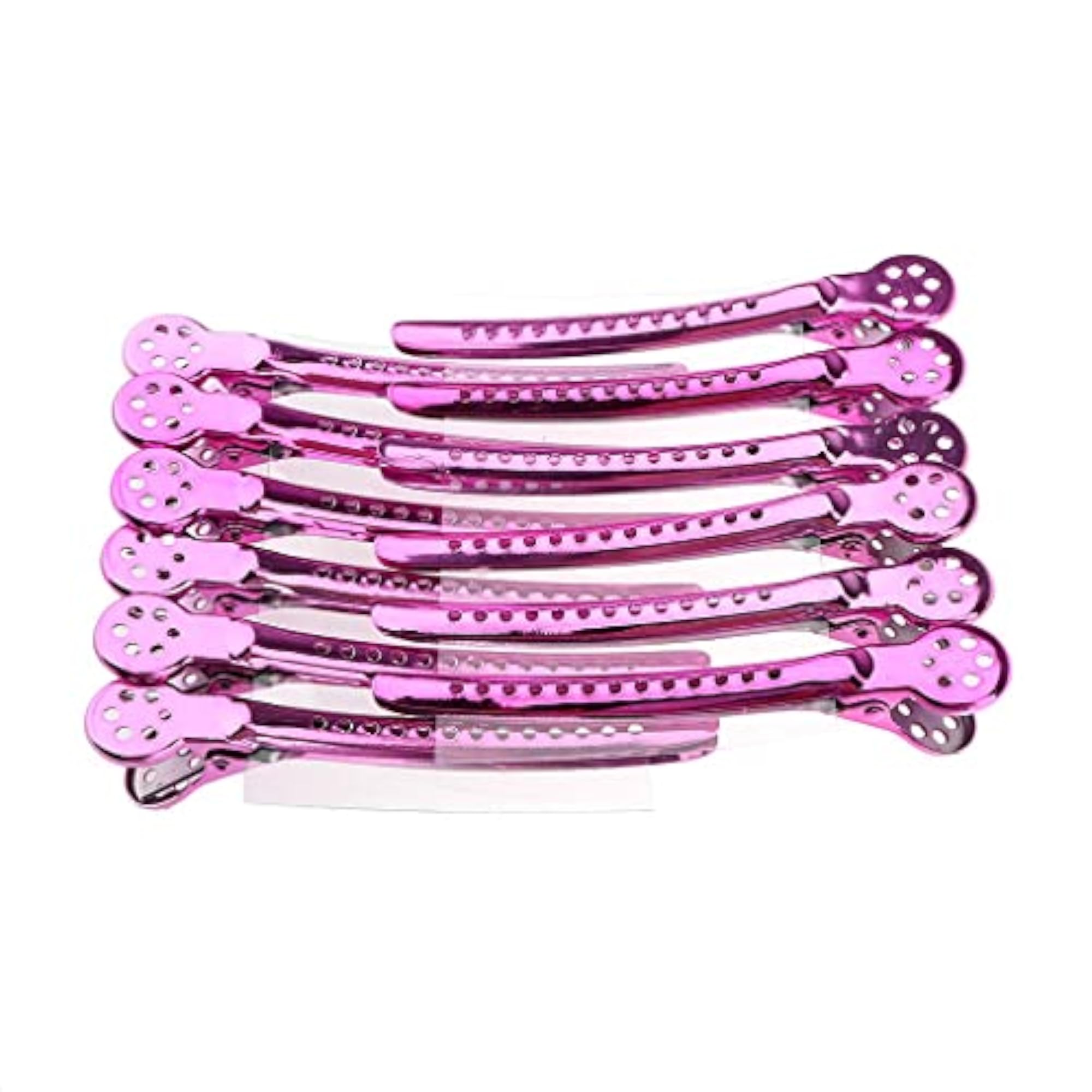 Stainless Duck Sectioning Clips for Hair Styling, Set of 12