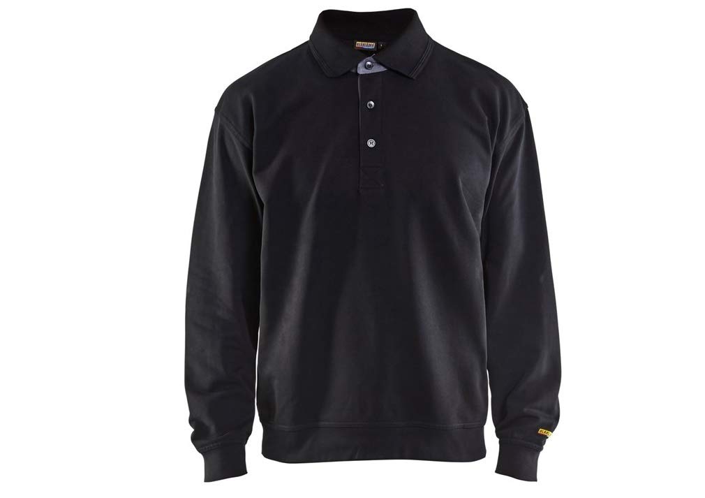 Blåkläder Negro Blakläder 337011589400L Sudadera Cuello Polo, 337011589900XXXL
