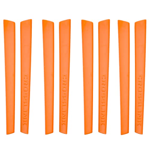 Kit de branches en silicone orange pour lunettes Oakley Crosslink Pitch