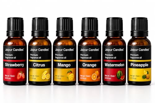 Image of Fragrance Oil | 15 ml | Aroma Oil for Home Fragrance | Best for Aromatherapy | Use in Diffusers, Candles, Air Fresheners (15MLx6, Set)