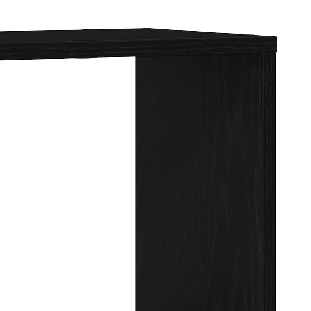 vidaXL Ensemble Meuble TV Noir 100 x 24 x 63 cm Bois d'ingénierie, Rangement pour Salon, Meuble TV rectangulaire, cabane Murale Moderne, unité compacte, mobilier d'intérieur