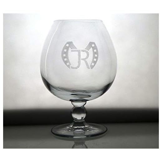 Arte-Deco Copa DE COÑAC grabada con Logotipo O Escudo. Regalo para Boda, Aniversario, Día Padre o Madre, Cumpleaños, jubilación, para Hombre o Mujer