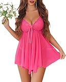 Avidlove Women Sexy Lingerie Babydoll Lace Sleepwear Mesh Chemise Boudoir Nighty