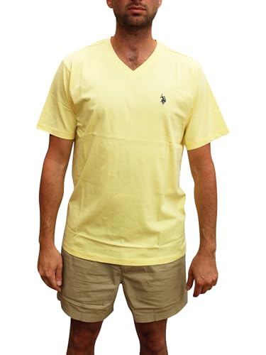 Image of U.S. Polo Assn. Men's Solid V‑Neck T-Shirt