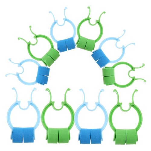 BRIGHTFUFU Breathing Training Nose Clip Foam Nasal Stopper for Accidental Nosebleed Kit