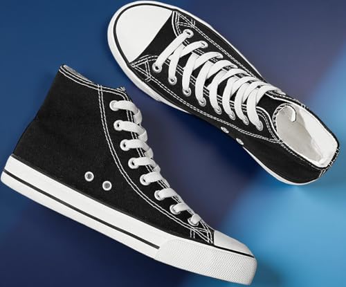 Image of Long High Top Canvas Men Sneakers
