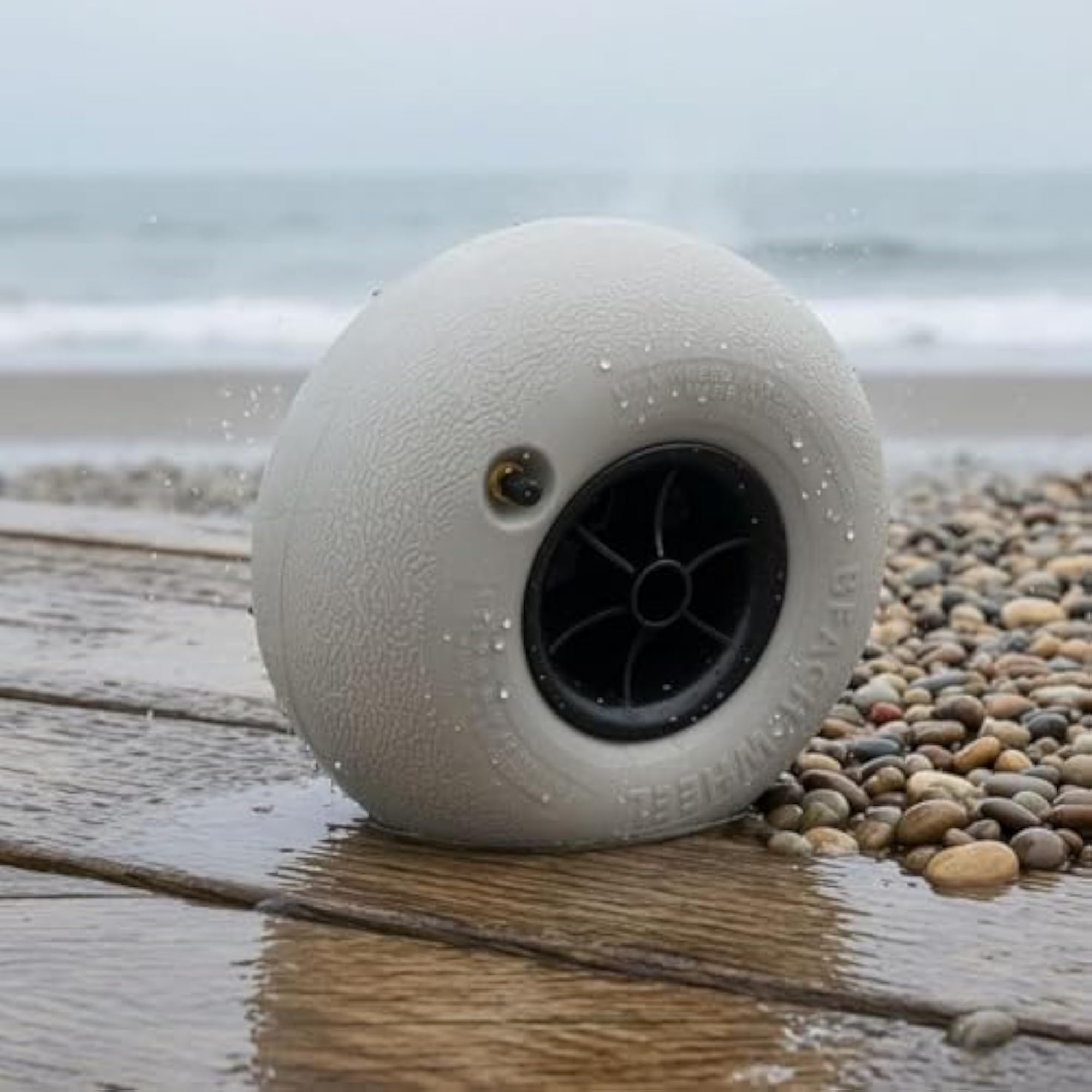 Light Gray 10-Inch Beach Inflatable, ABS Material