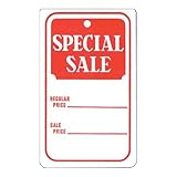 NAHANCO 200 1 3/4 x 2 7/8 Special Tag (Pack of 1000)