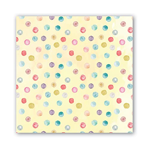 Michel Design Works Luncheon Napkins, Birds & Butterflies (Polka Dot Design)