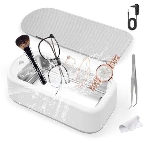 ETENTOUS Ultraschallreinigungsgerät 48KHZ Ultraschallreinigungsgerät Brille 640ml Ultrasonic...