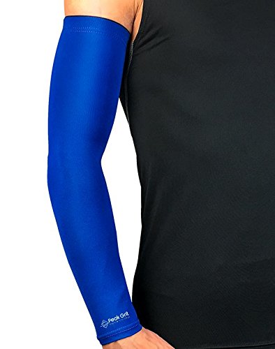 Peak Grit Arm Compression Sleeves for Men and Women Pack of 2 |