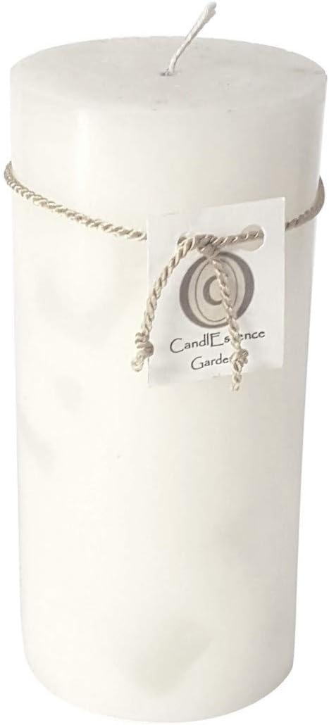 Handmade Scented Candle - Long Burning Pillar - Gardenia Scent (Set of 3)