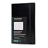 Moleskine 2014 Weekly Planner+Notes, 12 Month, Large, Black, Soft Cover (5 x 8.25) (Planners & Datebooks)