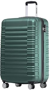 TRVLMORE Handbagage Koffer - Reiskoffer - 38L - Cijferslot - Lichtgewicht - Trolley - 54x36x20cm - Donkergroen