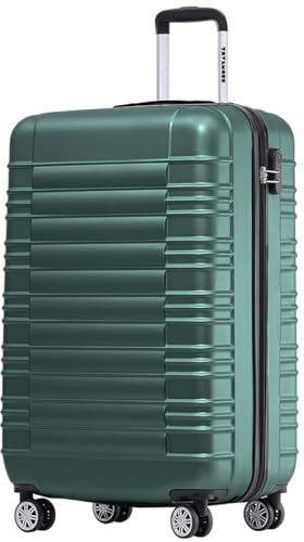 TRVLMORE Handbagage Koffer - Reiskoffer - 38L - Cijferslot - Lichtgewicht - Trolley - 54x36x20cm - Donkergroen