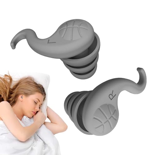 Tappi per le orecchie per dormire - Comodi tappi per le orecchie per russare, tappi per le orecchie riutilizzabili antirumore | Tappi per le orecchie in silicone con cancellazione del rumore per viagg