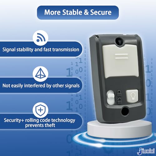 Image of Upgraded for Genie Garage Door Opener Wall Console for Genie Series II Openers, Replace 39165R GPWC-2WLB GBWCSL2-BX GBWC2-BX 37351R Wall Mount Wired Keypad, Sure-Lock & Vacation Lock & Light Button
