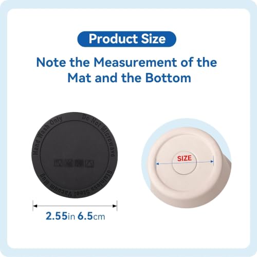 Image of Silicone Bottom Protector for Mugs with a Bottom Diameter of 2.55 inch 65 mm