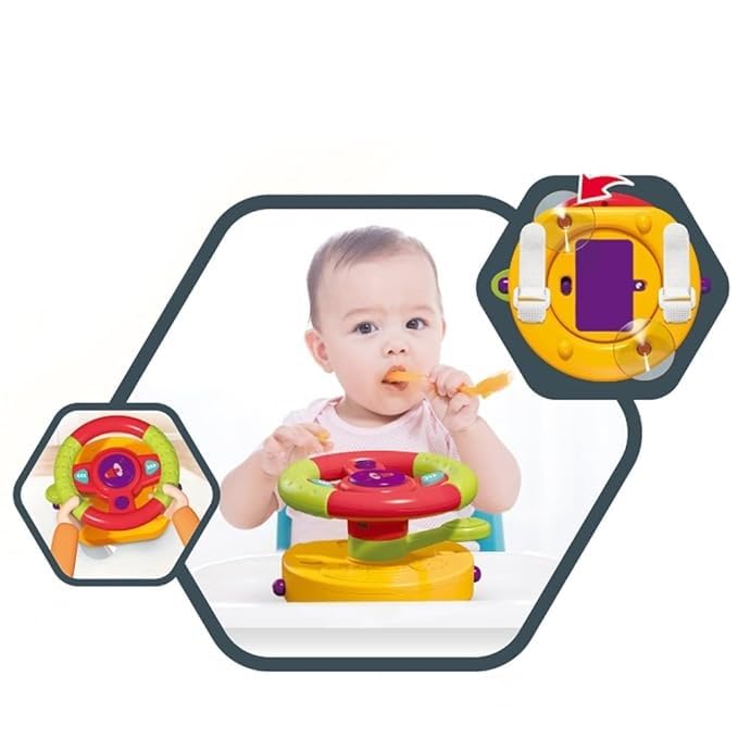 Ji and Ja 2 in 1 Steering Wheel car seat Stroller Hanging Toy Baby Educational Steering Wheel Toys Other Baby Toys (B0DCNJXS2K) Amazon Price History, Amazon Price Tracker