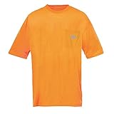 Caterpillar Men's Trademark Pocket T-Shirt (Regular and Big & Tall Sizes), Hi-Vis Orange, X Large