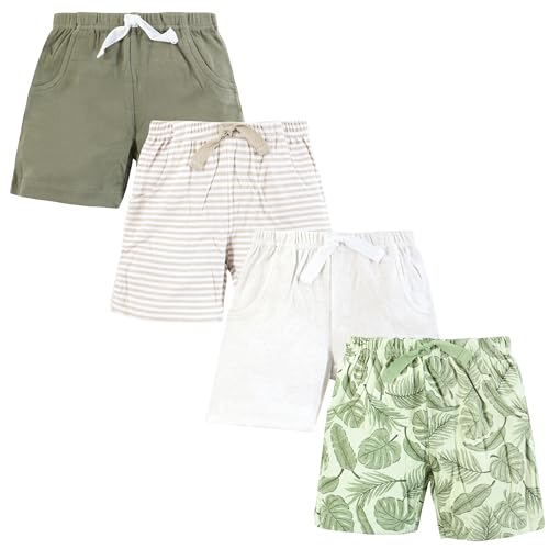Image of Hudson Baby Unisex Baby Shorts Bottoms 4-Pack
