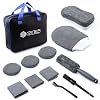 GES Car Wash Cleaning Tools Kit,12-Piece Premium Car Cleaning Kit with Microfiber Mitt, Towel, and Brushes – Complete Auto Care Kit for Wheels, Interior, Leather, and Exterior Cleaning (Grey)