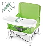 Sit Portable High Chair Booster Seat Baby Dining Chair Toddler for Dining Table for Toddler Beach Home and Travel Chair (Green)