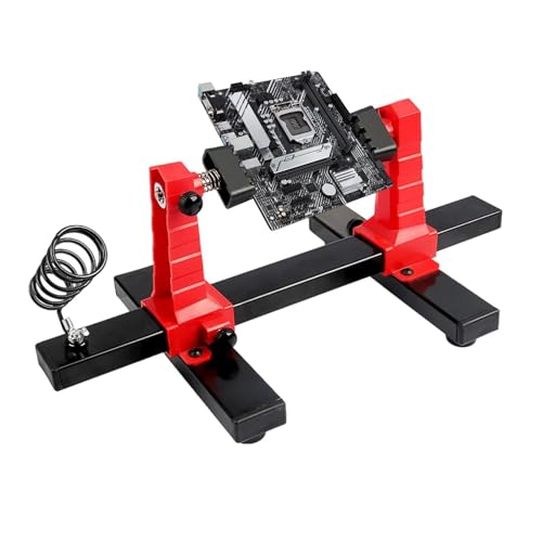 Soldering PCB Holder - Circuit Board Fixing Tool for Electronics | Metal Structure with IC Slot Design, Adjustable Repair Clamp Stand, Board Support Fixture for Phone Repair Wire Welding