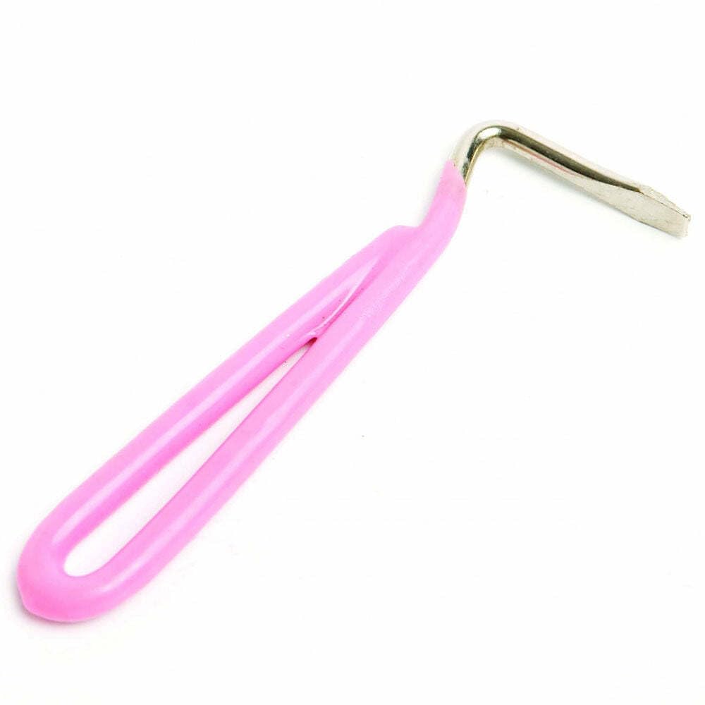 ROMA Vinyl Handle Hoof Pick (One Size) (Pink)