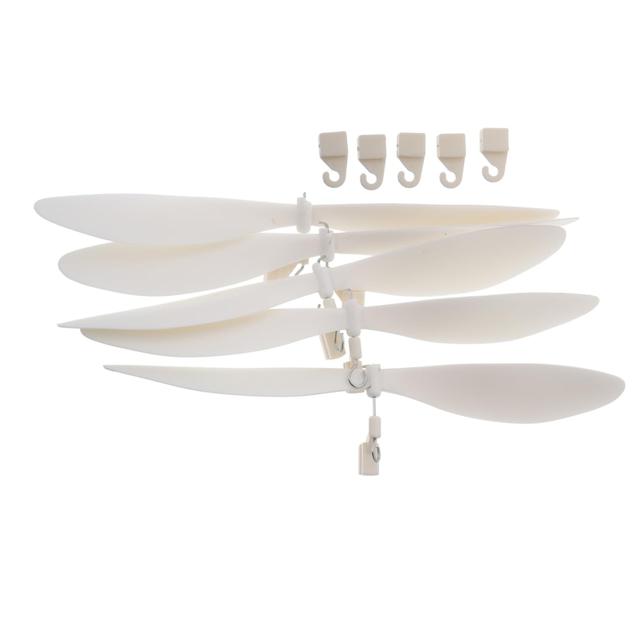 TEHAUX Airplane High Speed Miniature Propellers for Model Plane 5pcs Plastic Parts