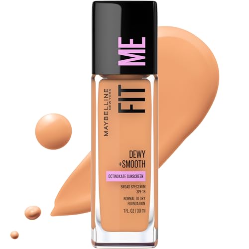 MAYBELLINE - Fit Me Dewy + Smooth Foundation Warm Honey - 29.6 ml (30 ml)