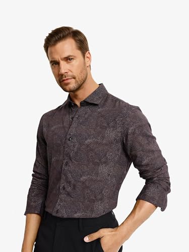 Image of Rare Rabbit Regular fit Geometric Print Shirt